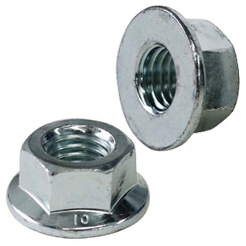 FLANGE NUT 8MM METRIC PKG 12