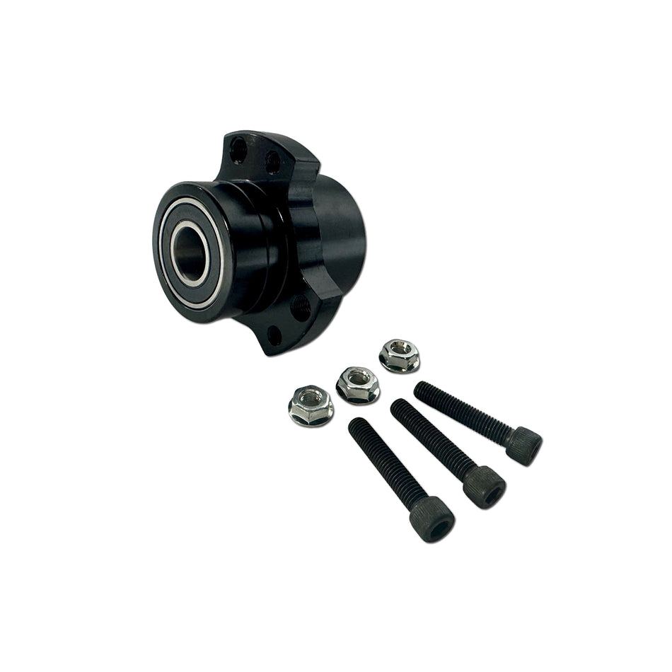 FRONT WHEEL HUB 5/8-3/4 BLK
