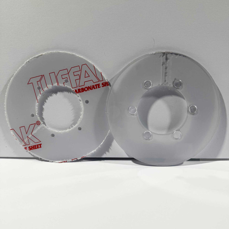 ROCKET CHAIN GUIDE POLYCARBONATE 7" MET MINI TWIST