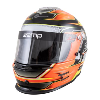 ZAMP HELMET YOUTH 52CM ORANGE/YELLOW RZ42Y