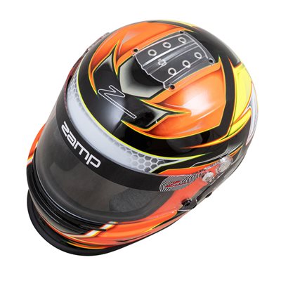 ZAMP HELMET YOUTH 52CM ORANGE/YELLOW RZ42Y